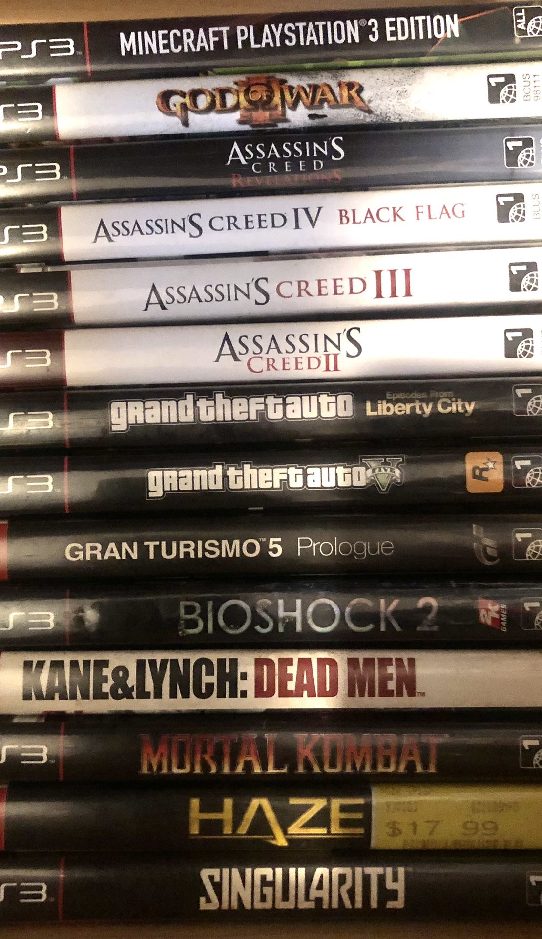 14 PS3 Games Lot Bundle Sale