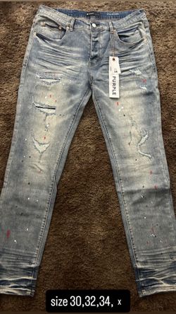 purple jeans