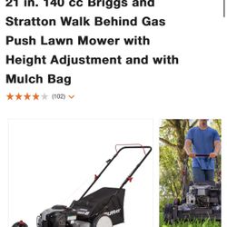 LAWN MOWER $200