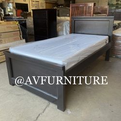 Twin Bed and Memory Foam Mattress