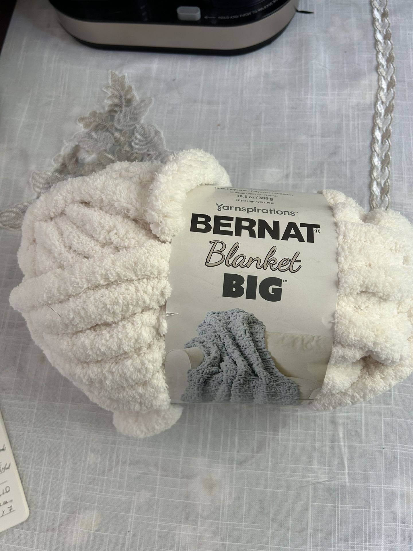 Bernat Blanket, Big Chenille Yarn