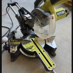 Ryobi 7 1/4 Inch Compound Sliding Miter Saw 