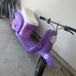 Girls Electric Moped 