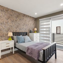 Like-New Full Bed Frame + Memory Foam Mattress (Model Unit)