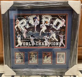 Baseball Dodgers Frame. Picture With Cards