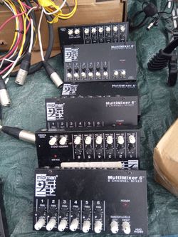 Midiman MultiMixer 6 Channel Mixer  and a lot more