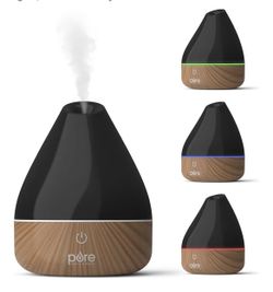 Pure Enrichment PureSpa Natural Aromatherapy Oil Diffuser (Black)