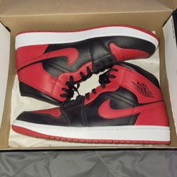 Jordan 1 Mid Banned (2020) Mens Size 12