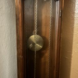 Grandfather Clock/ Brass Rotary Dial Phone 
