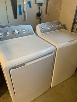 GE High Efficiency Washer and Electric Dryet