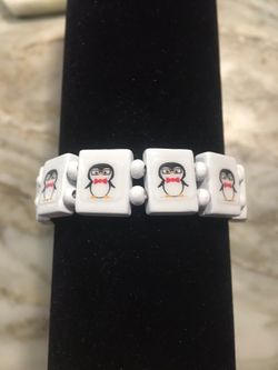 Penguin jewelry bracelet
