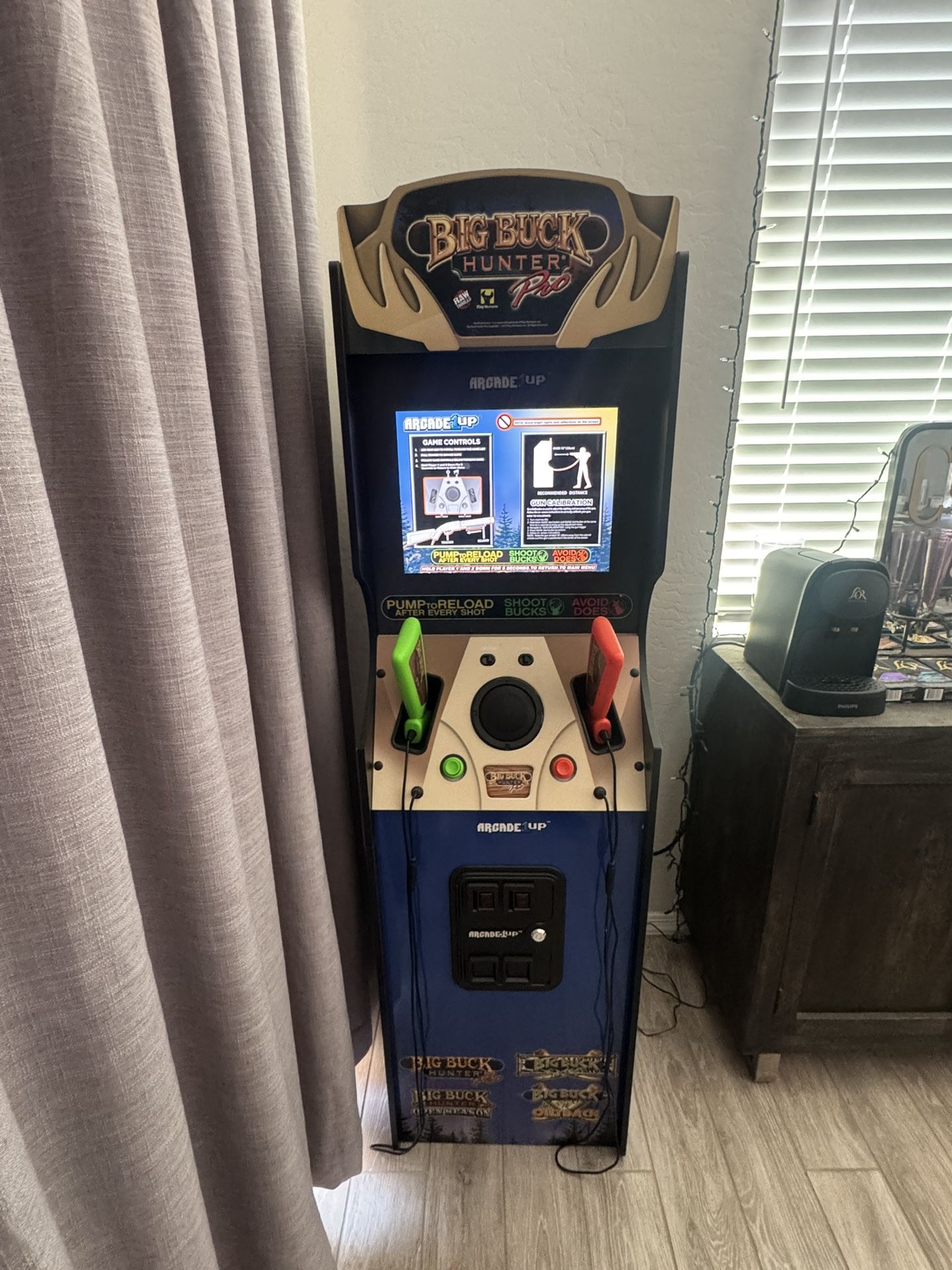 1 UP Arcade Big Buck Hunter Pro Deluxe Home Arcade Machine