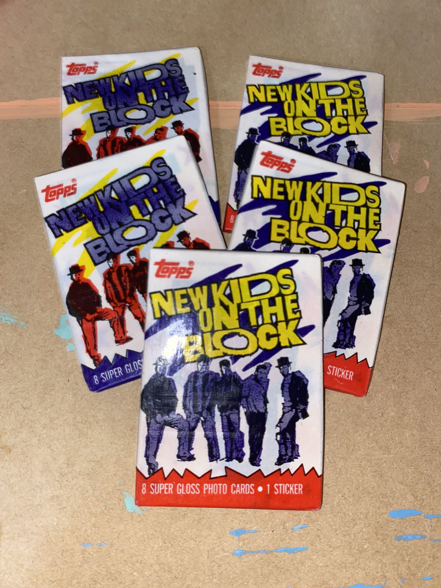 New Kids On The Block trading Cards