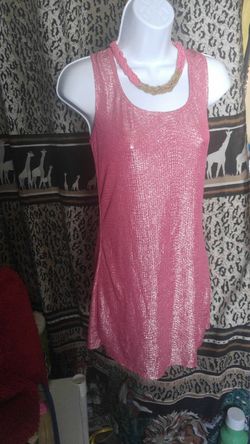 Pink nd platinum dress