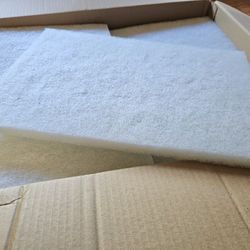 3M White Super Polish Pads, 12 X 18 X 1,( Box Of 20 )