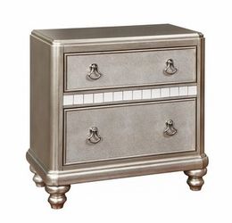Silver Nightstand