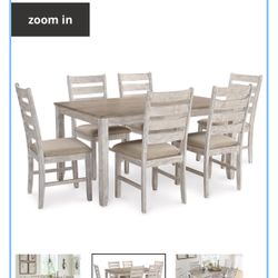 Ashley Furniture- Skempton Dining Table And Chairs 