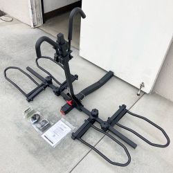 New in Box $99 Heavy-Duty (2 Bike Rack) Wobble Free Tilt Electric Bicycle Carrier 160 lbs Max, 2” Hitch