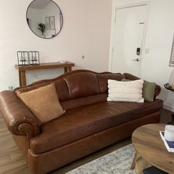 Genuine Leather Couch