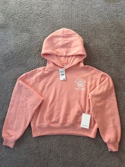sporty and rich cropped hoodie