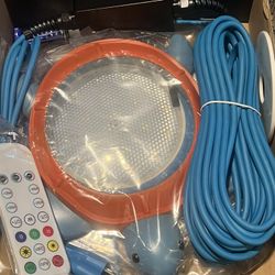 Brand New! LyLmLe Upgrade LED Above Ground Pool Lights - 20W 12V RGBW Dimmable Submersible Pool Lights for Inground Pool, IP68 Waterproof Music Sync 