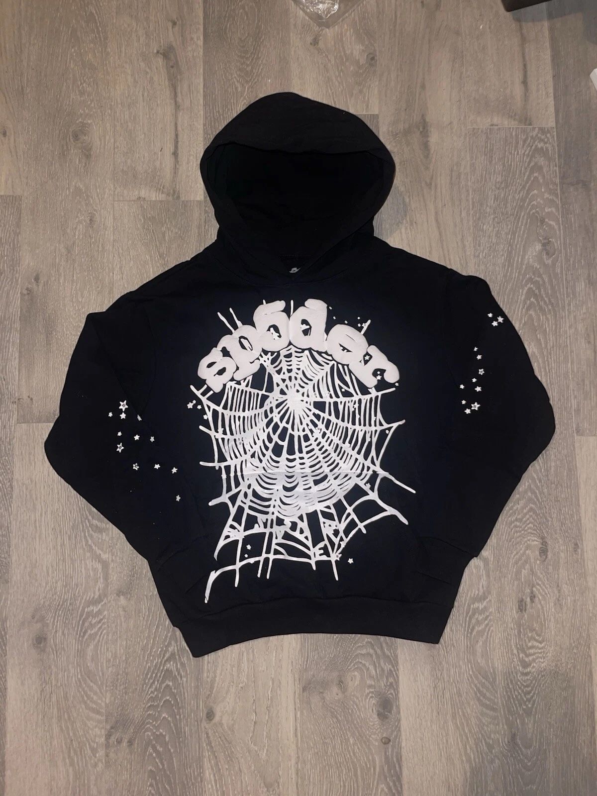 Sp5der Black Hoodie