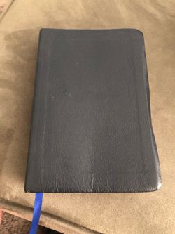 Compact Blue Bonded Leather New Century Version Bible