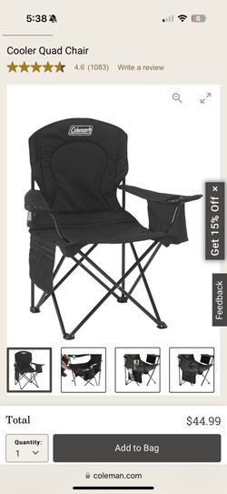 Coleman Black Camp Chair