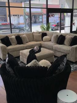 Corduroys, sectionals , Livingroom furniture, no credit needed ,