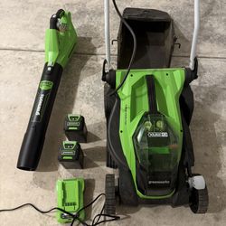Lawnmower and Leaf Blower