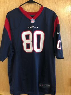 Houston Texans Andre Johnson 2008 Navy Mitchell & Ness Men's Legacy Jersey