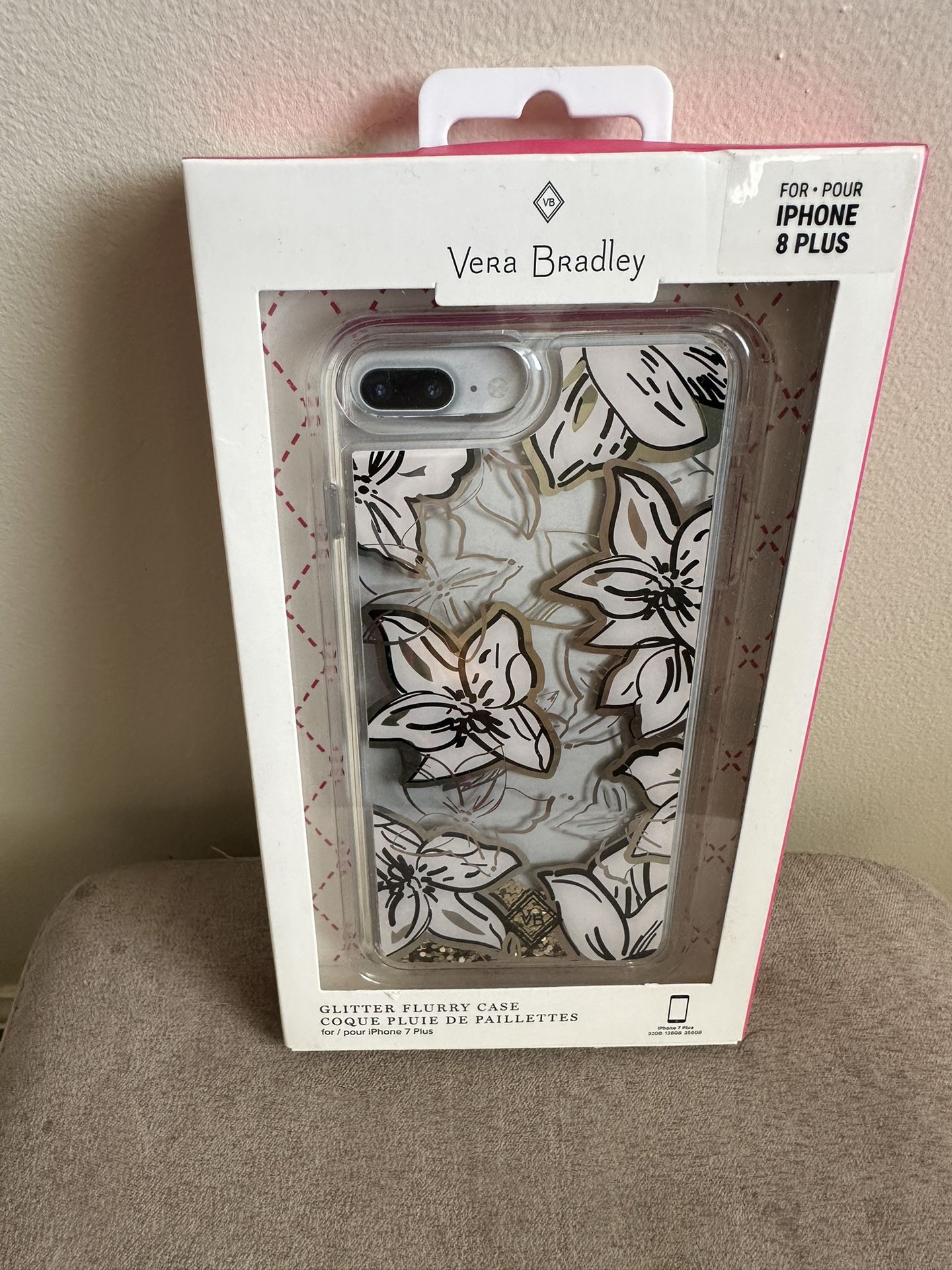 Vera Bradley Glitter Flurry Case for iPhone 7/8 Plus