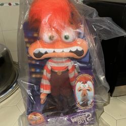 Disney Pixar Inside Out 2 Shaking Anxiety Feature Plush 13 Inch Toy