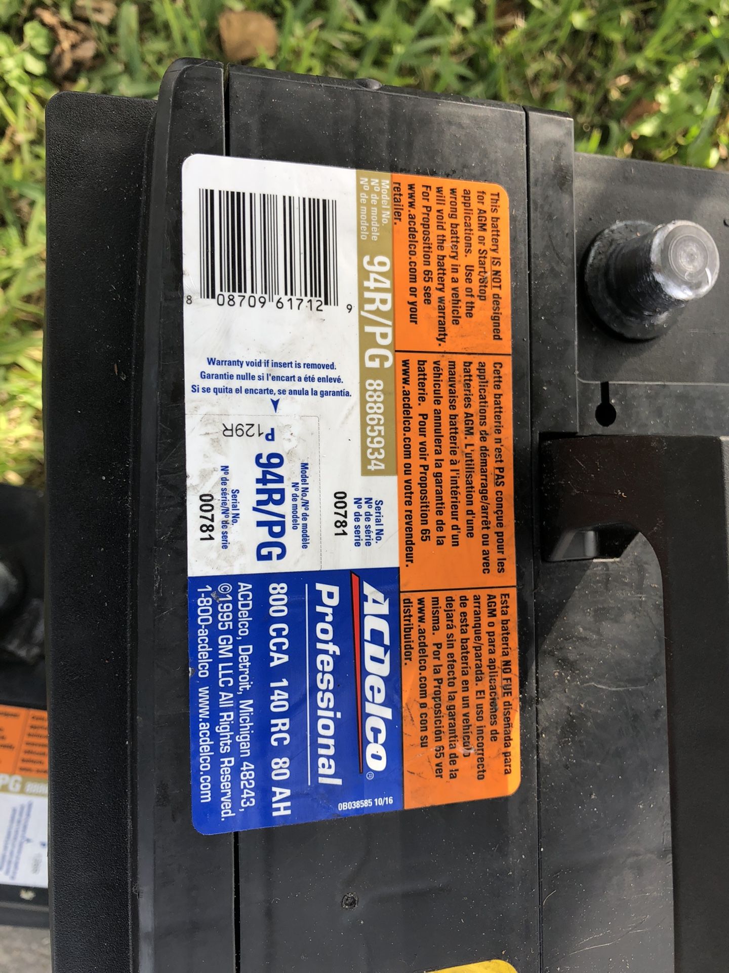Ac delco battery for Sale in Houston, TX OfferUp