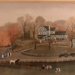 Signed/Framed Lithograph by Michel Delacroix (French Born 1933)
