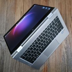 Touchscreen HP EliteBook X360 Laptop/Tablet Intel Core i7-8665u 32 GB RAM 256 GB SSD Webcam 1080P LCD USB C Thunderbolt Port Wi-Fi & BT Windows 11 Pro