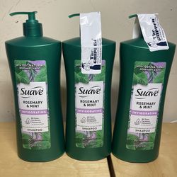 Brand New Suave Shampoo for Dry and Damaged Hair Rosemary and Mint Dye Free 28 fl oz