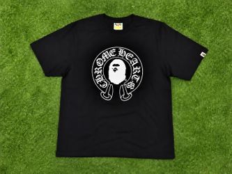 Bape x chrome hearts tee
