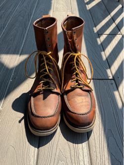 Red Wing Men's 8-Inch Boot in Oro Legacy Leather