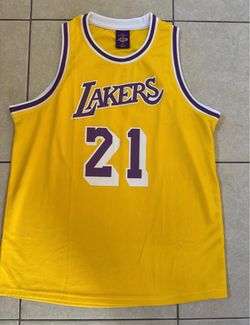LA Lakers #21 Basketball Jersey cooper XL