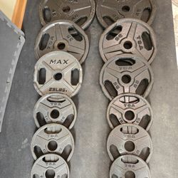 245lb Olympic Weight Plate Set