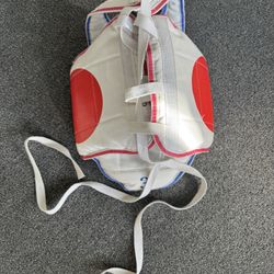 Clip Traditional Martial Arts Reversible Chest Guard Body Protector Taekwondo