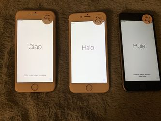 3 x AT&T Apple iPhone 6 16GB Factory Unlocked!