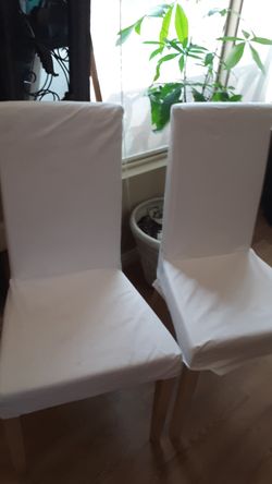 2 chairs w removeable washable covers