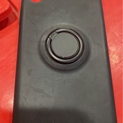  iPhone XR Case, [Silicone and Ring Kickstand Series] [Soft Anti-Scratch Microfiber Lining], Full Body Protective Bumper Case for iPhone XR