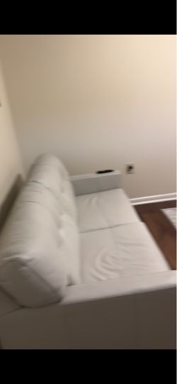 Leather couch (like new)