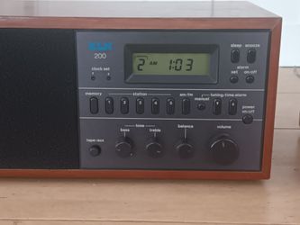Vintage KLH Stereo Clock Radio