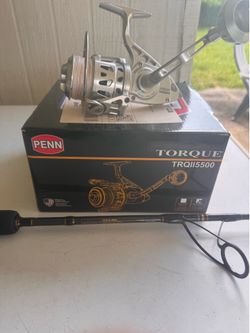 Combo spinning reel and rod