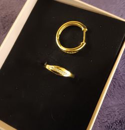 18k Gold Plated Earrings 