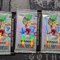 Final Fantasy Collector Boosters MTG X3